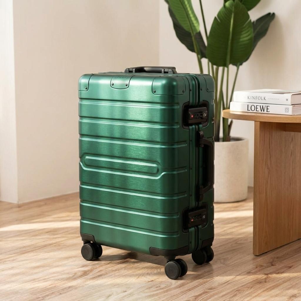 Coloured Aluminium Luggage